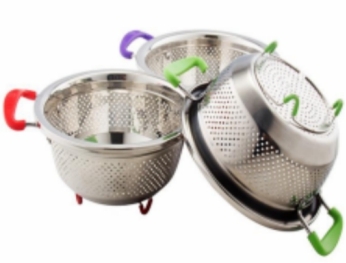40 cm Stainless Steel Colander  Single Piece