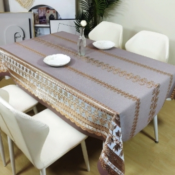 Colored chinese table cloth