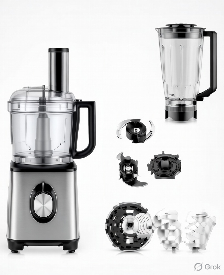Food Processor, 600W 2 sets/carton